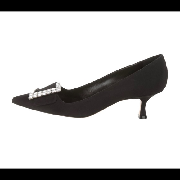 Manolo Blahnik embellished 3”pumps - Picture 2 of 4